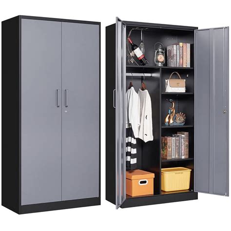 steel cabinet wardrobe home depot|metal wardrobe cabinets 48x24x72.